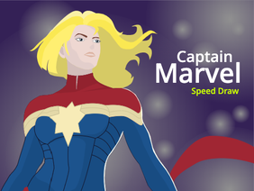 Captain Marvel by @brownstick
