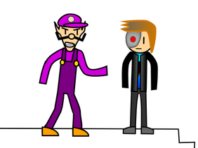 Waluigi pushed me down the stairs