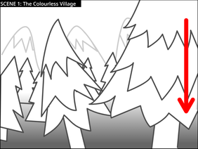 Colour Divide | Unused Storyboard