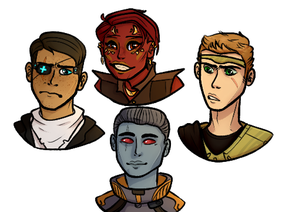 Doodles of my Star Wars Characters