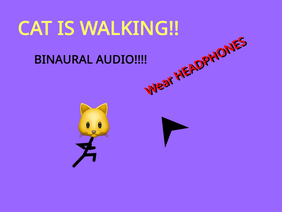 *INTERACTIVE* Cat walk animation