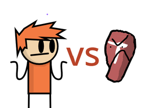 Human vs Steak