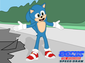 Sonic Movie Speed Draw