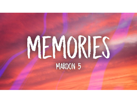 Memories Maroon5