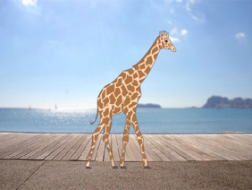 The podcaster giraffe