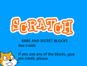 Secret and rare blocks