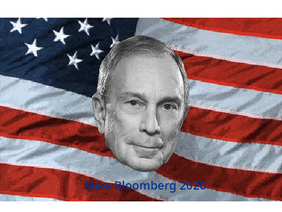 Mike bloomberg flag ad 1