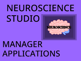Manager applications - neuroscience studio