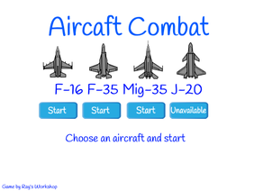 Aircraft Combat 1.0 (unfinished)