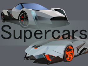 Supercars - Vector art!