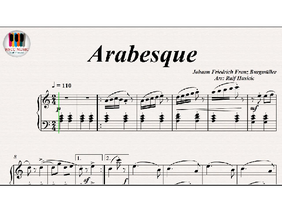 Me playing Arabesque by Burgnuller