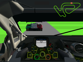 car race HURACÁN GT3 vs 488GT3  カーレース