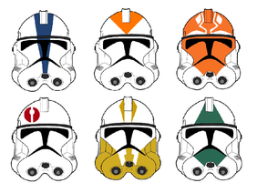 Clone Trooper Helmets