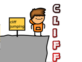 cliff jumping...