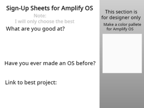 Sign-Up Sheets for Amplify OS