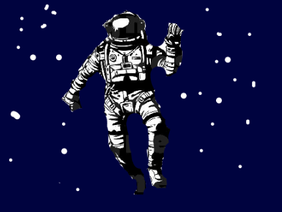 Astronaut  parallax 