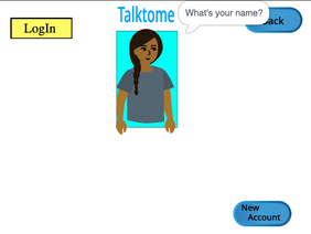 Talktome(user interface)for chats and other things.