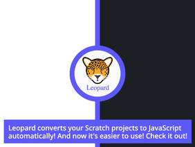 Leopard: Scratch -> JavaScript converter!