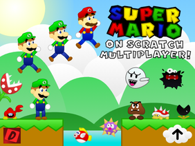 ☁ Super Mario on Scratch Multiplayer - A Scrolling Cloud Game