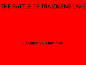 The Battle of Trasimene Lake