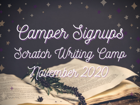 SWC Backup Camper Signups - November 2020 
