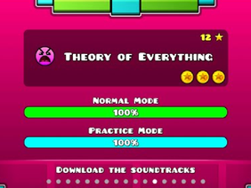 Geometry Dash v1.5 Theory of Everything (2020s Remake)