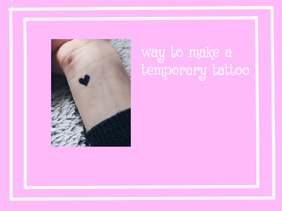  temporary tattoo tutorial