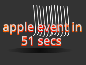 Apple event in 51 seconds