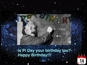 Albert Einstein Pi Day Birthday Song