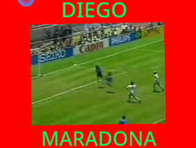 Diego Maradona Hand of God - Soccer (football)                                 #animations #all #art