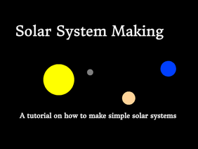 Solar System Making Tutorial