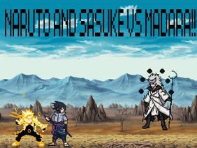 Naruto and Sasuke Vs Madara 