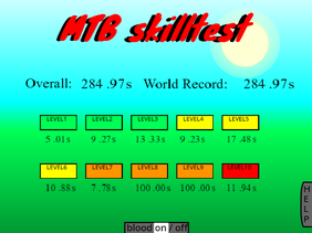 MTB skill test