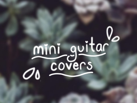 [ .✦°+ ] Mini guitar covers