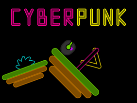 Cyberpunk Islands 100% Pen 