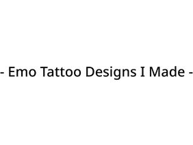 Emo Tattoo Designs