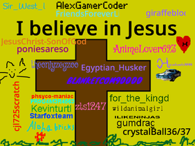 Sign Your Username If You Believe In Jesus! remix