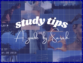 ♡┊ study tips