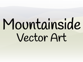Mountainside - Vector Art