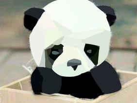 Cute Baby Panda Blockshade