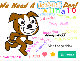 Petition for Scratch Dog!