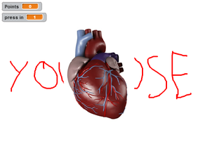 Realistic heart beating simulator