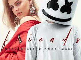 Marshmello and AnneMarie-Freinds