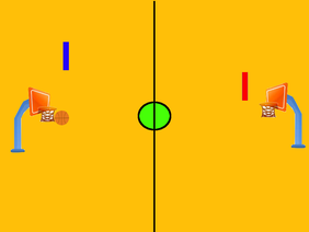 Two player basketball game