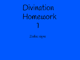 Divination Homework 1