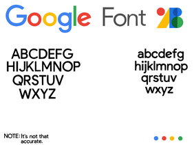 Google Font (Product Sans)