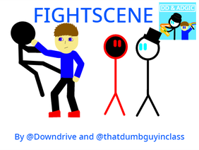 Fightscene || Collab with @adumbguyinclass