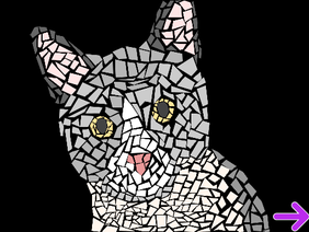Animal mosaic art