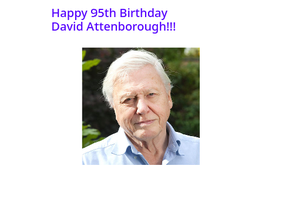 Happy Birthday David Attenborough