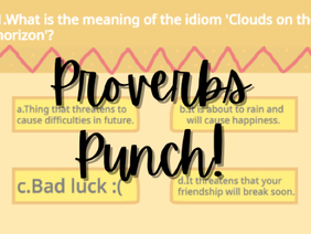 ✎┊Proverbs Punch! ˎˊ- 
